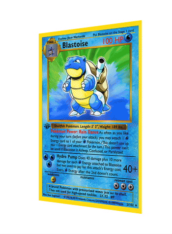 pokemon cards 3d 1st Edition Pokemon Cards 3D Lenticular Poster – Dimendrix™ main image 0