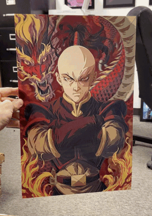 3D Transition [Prince of Fire] Lenticular Print - Wizyakuza.com