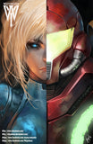 Woman in Armor Split - Wizyakuza.com