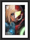 Woman in Armor Split - Wizyakuza.com