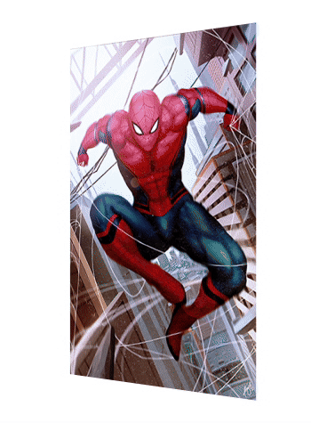スパイダーマン　アート 2024 Upper Deck Marvel Masterpieces '92 Platinum SPIDER-MAN