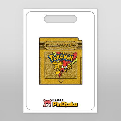 Golden Retro Cartridge [Enamel Pin]