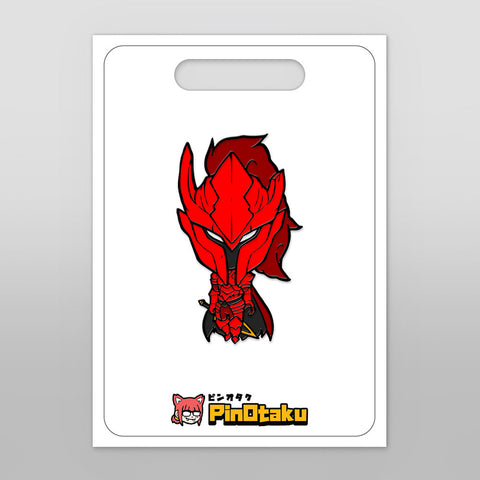 Red Shadow Knight [Enamel Pin]