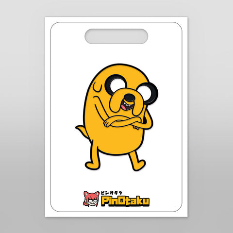 Stretchy Yellow Dog [Enamel Pin]