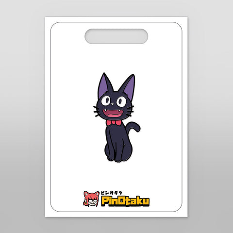 Black Charm Kitty [Enamel Pin]