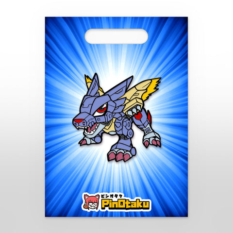 Digital War Wolf [Enamel Pin]