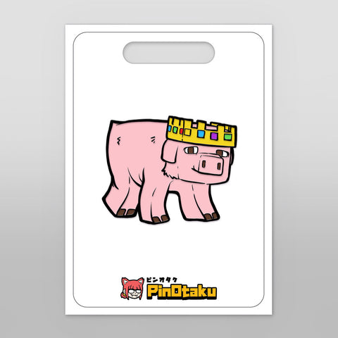 Porky Techno [Enamel Pin]