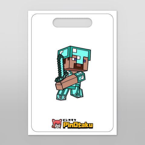 Diamond Builder [Enamel Pin]
