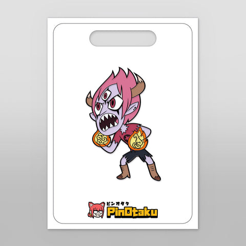 Three Eyed Demon [Enamel Pin]