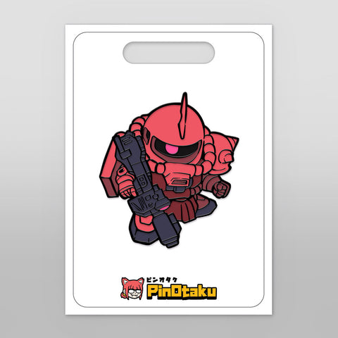 Crimson Mech Fighter [Enamel Pin]