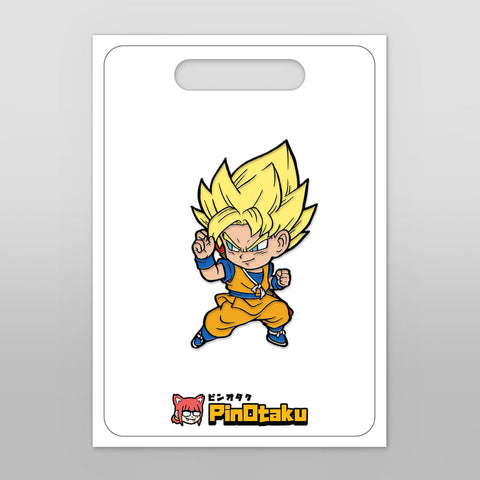 Tinny Blonde Warrior [Enamel Pin]