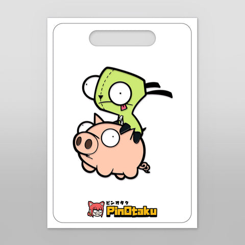 Pork Riding Bot [Enamel Pin]