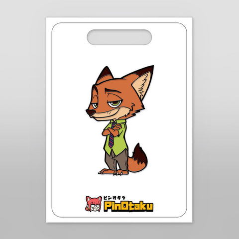 Smug Fox [Enamel Pin]