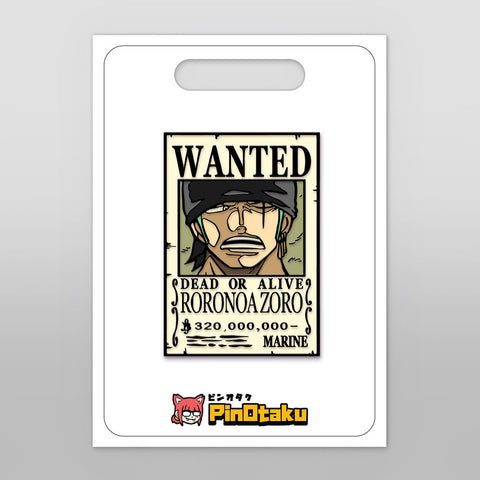 Wanted Swordsman [Enamel Pin]