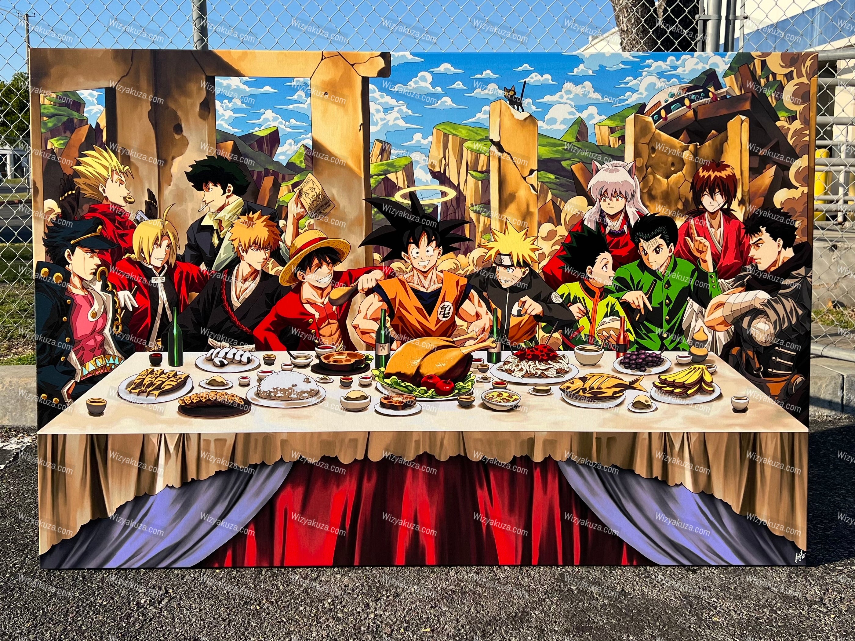 the anime last supper by AJTShrubb on DeviantArt