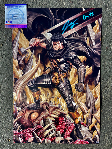 The Black Swordsman [Autographed] [w/ PSA Authentication] - Wizyakuza.com