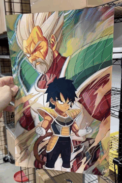 3D Triple Transition [Fathers of Legends] Lenticular Print - Wizyakuza.com
